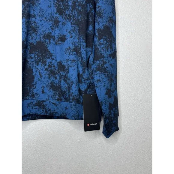 NWT Lululemon City Sweat Camo Pullover Hoodie Size L Blue Multi NEW MSRP $118 - Picture 8 of 14
